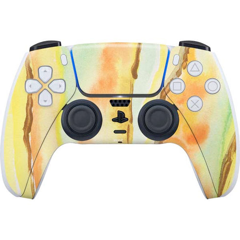 Tuscan Sun Watercolor Geode PlayStation PS5 Skins