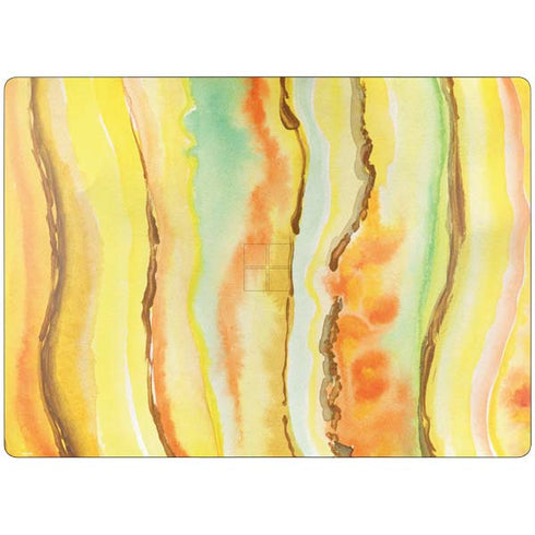 Tuscan Sun Watercolor Geode Surface Laptop 7 13.8in Skin
