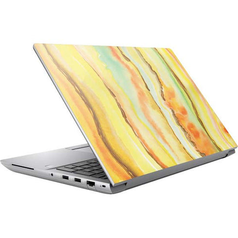 Tuscan Sun Watercolor Geode HP ZBook Fury 16 G10 Skin