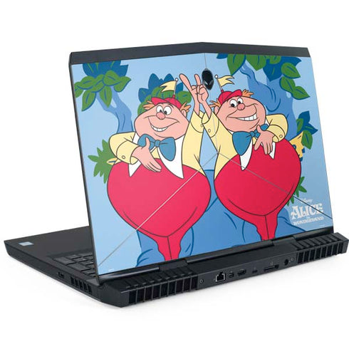 Disney Alice in Wonderland Tweedle Dee and Tweedle Dum Dell Alienware Skin