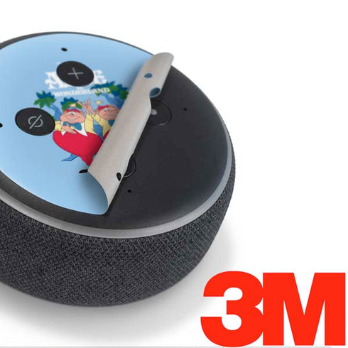 Disney Alice in Wonderland Tweedle Dee and Tweedle Dum Amazon Echo Dot Skin