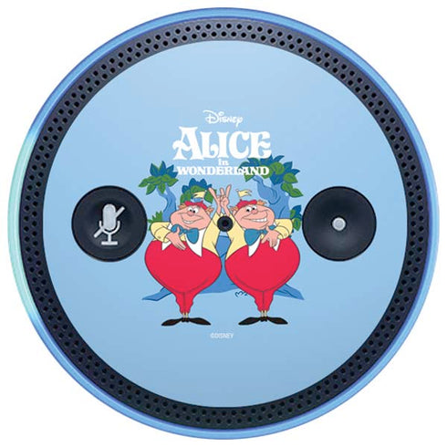 Disney Alice in Wonderland Tweedle Dee and Tweedle Dum Amazon Echo Skin