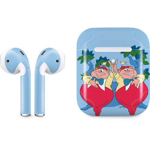 Disney Alice in Wonderland Tweedle Dee and Tweedle Dum Apple AirPods 2 Skin