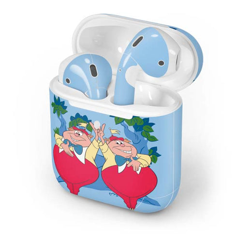 Disney Alice in Wonderland Tweedle Dee and Tweedle Dum Apple AirPods 2 Skin