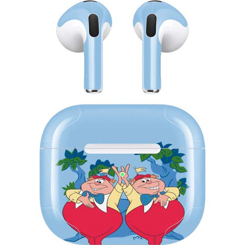 Disney Alice in Wonderland Tweedle Dee and Tweedle Dum Apple AirPods (3rd Gen 2021) Skin
