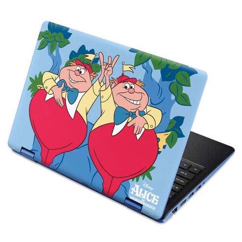 Disney Alice in Wonderland Tweedle Dee and Tweedle Dum Aspire R11 11.6in Skin