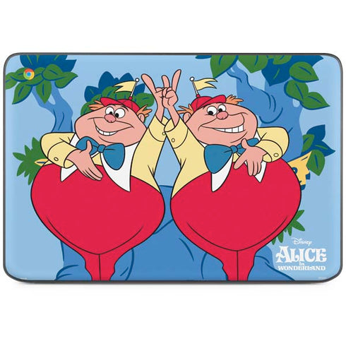 Disney Alice in Wonderland Tweedle Dee and Tweedle Dum HP Chromebook Skin