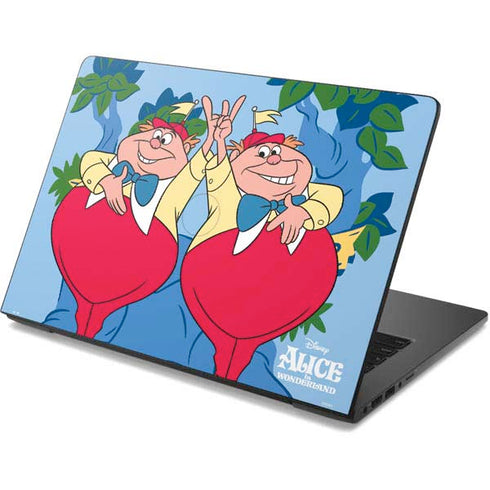 Disney Alice in Wonderland Tweedle Dee and Tweedle Dum Dell Chromebook Skin