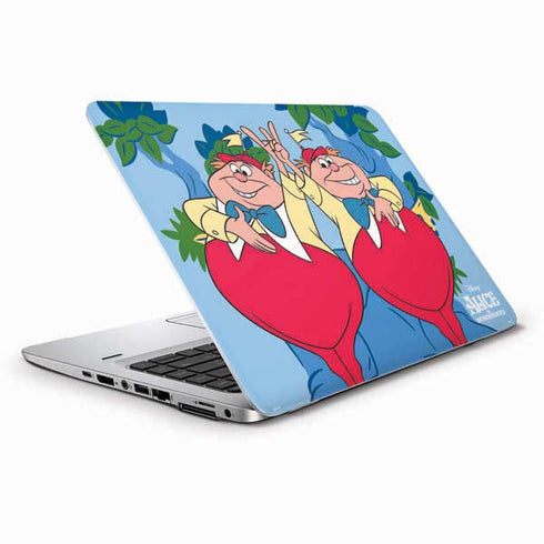 Disney Alice in Wonderland Tweedle Dee and Tweedle Dum HP Elitebook Skin