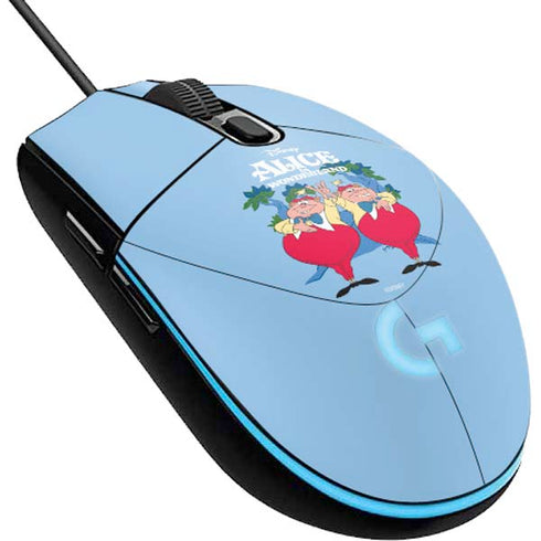 Disney Alice in Wonderland Tweedle Dee and Tweedle Dum G203 Prodigy RGB Wired Gaming Mouse Skin