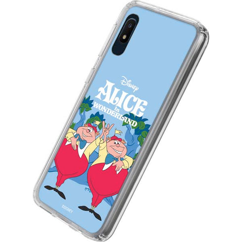 Disney Alice in Wonderland Tweedle Dee and Tweedle Dum Galaxy A10e Clear Case