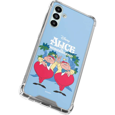 Disney Alice in Wonderland Tweedle Dee and Tweedle Dum Galaxy A13 5G Clear Case