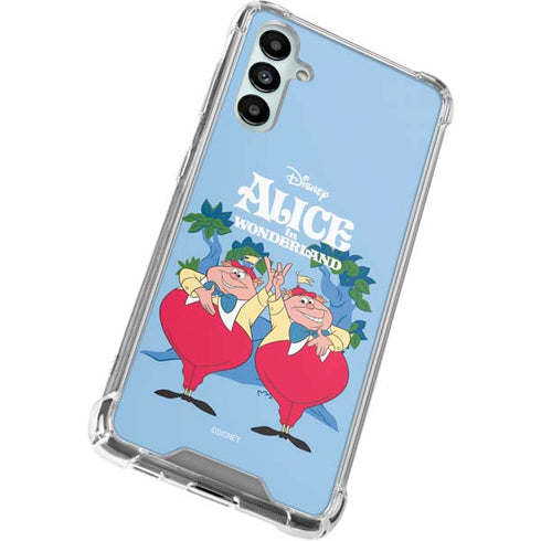 Disney Alice in Wonderland Tweedle Dee and Tweedle Dum Galaxy A14 5G Clear Case