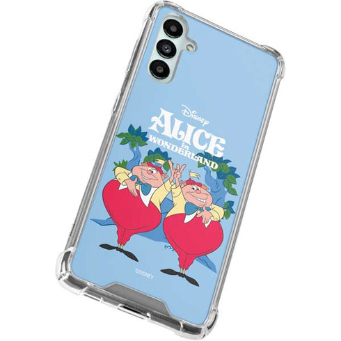 Disney Alice in Wonderland Tweedle Dee and Tweedle Dum Galaxy A15 5G Clear Case
