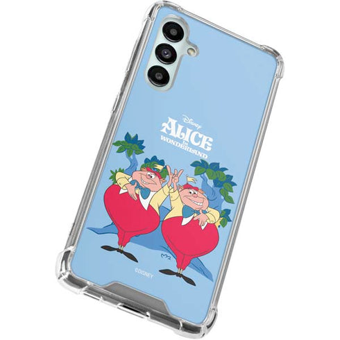 Disney Alice in Wonderland Tweedle Dee and Tweedle Dum Galaxy A16 5G Clear Case