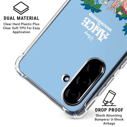 Disney Alice in Wonderland Tweedle Dee and Tweedle Dum Galaxy A36 5G Clear Case