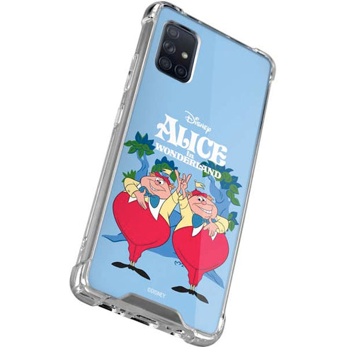 Disney Alice in Wonderland Tweedle Dee and Tweedle Dum Galaxy A51 5G Clear Case