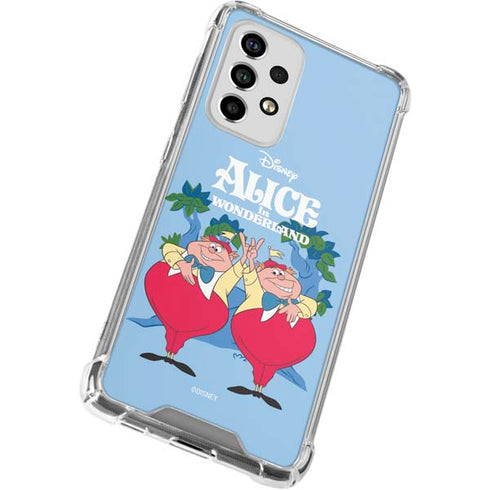 Disney Alice in Wonderland Tweedle Dee and Tweedle Dum Galaxy A53 5G Clear Case
