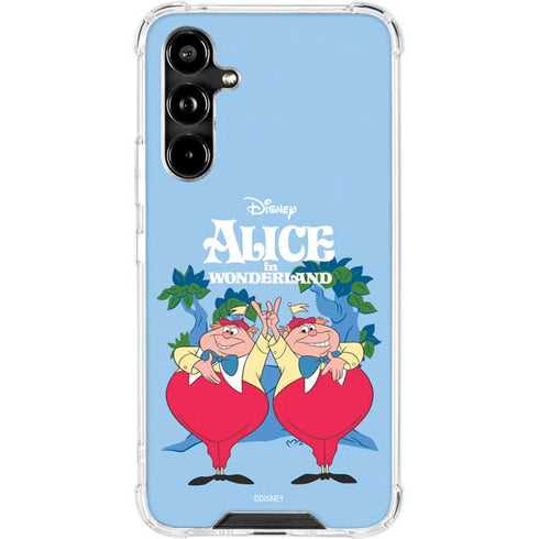 Disney Alice in Wonderland Tweedle Dee and Tweedle Dum Galaxy A54 5G Clear Case