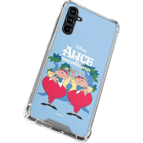 Disney Alice in Wonderland Tweedle Dee and Tweedle Dum Galaxy A54 5G Clear Case