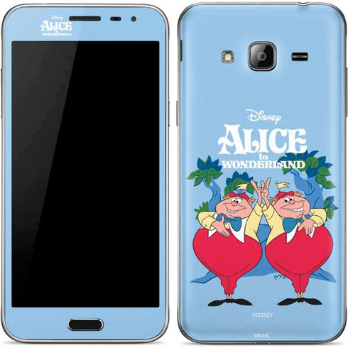 Disney Alice in Wonderland Tweedle Dee and Tweedle Dum Galaxy J3 Skin