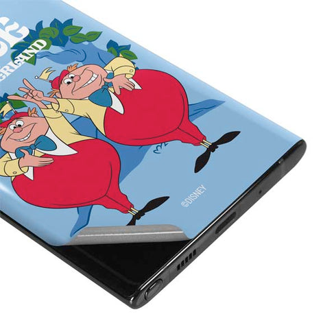 Disney Alice in Wonderland Tweedle Dee and Tweedle Dum Galaxy Note 10 Plus Skin