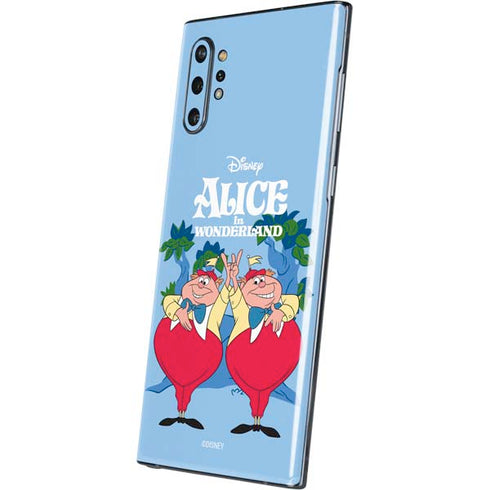 Disney Alice in Wonderland Tweedle Dee and Tweedle Dum Galaxy Note 10 Plus Skin
