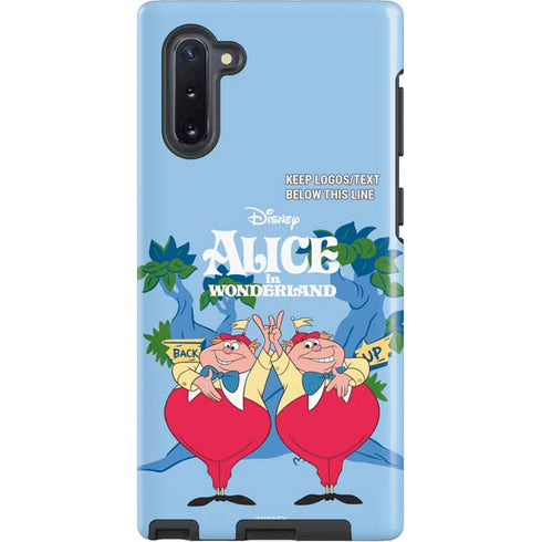 Disney Alice in Wonderland Tweedle Dee and Tweedle Dum Galaxy Cases
