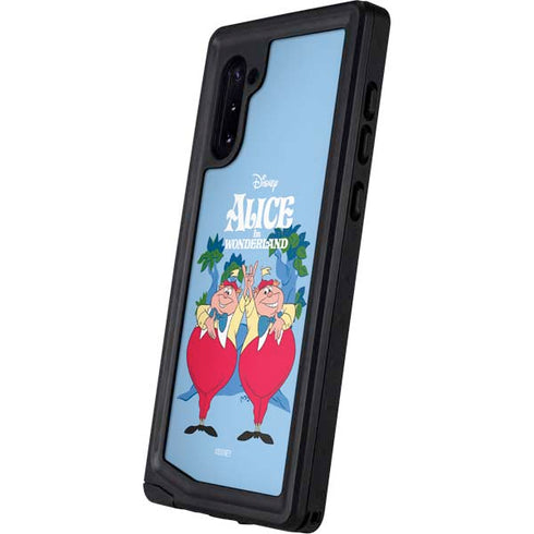 Disney Alice in Wonderland Tweedle Dee and Tweedle Dum Galaxy Note 10 Waterproof Case