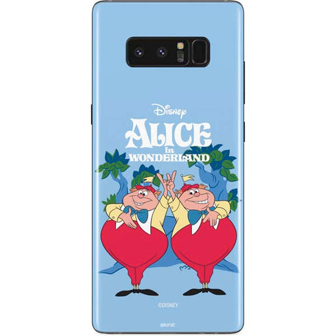 Disney Alice in Wonderland Tweedle Dee and Tweedle Dum Galaxy Note 8 Skin
