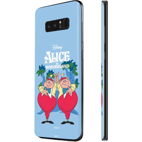 Disney Alice in Wonderland Tweedle Dee and Tweedle Dum Galaxy Note 8 Skin