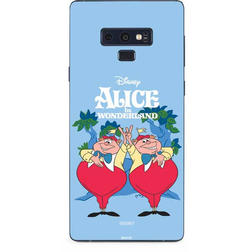 Disney Alice in Wonderland Tweedle Dee and Tweedle Dum Galaxy Note 9 Skin
