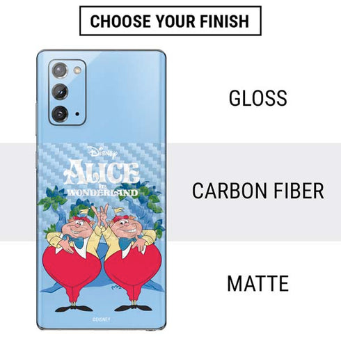 Disney Alice in Wonderland Tweedle Dee and Tweedle Dum Galaxy Note20 5G Skin