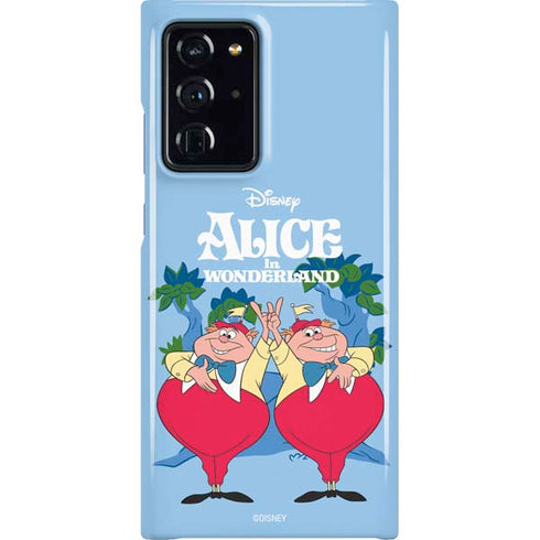 Disney Alice in Wonderland Tweedle Dee and Tweedle Dum Galaxy Cases