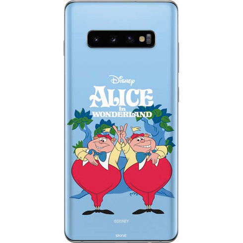 Disney Alice in Wonderland Tweedle Dee and Tweedle Dum Galaxy S10 Plus Skin