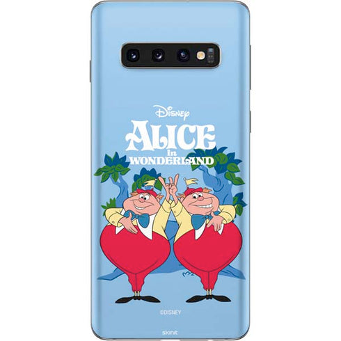 Disney Alice in Wonderland Tweedle Dee and Tweedle Dum Galaxy S10 Skin