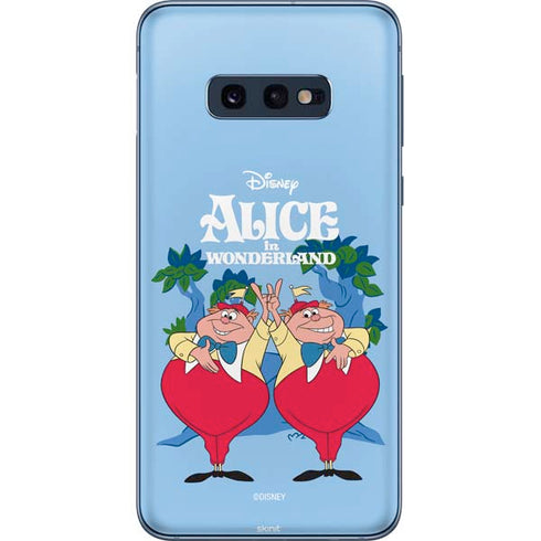 Disney Alice in Wonderland Tweedle Dee and Tweedle Dum Galaxy S10e Skin