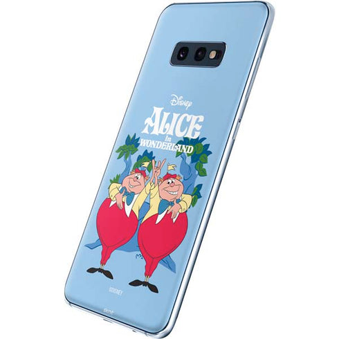 Disney Alice in Wonderland Tweedle Dee and Tweedle Dum Galaxy S10e Skin