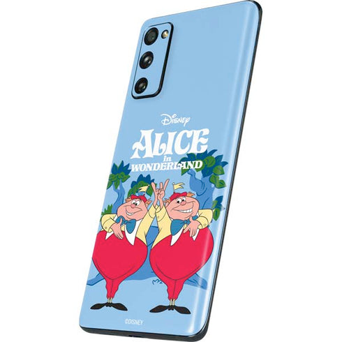 Disney Alice in Wonderland Tweedle Dee and Tweedle Dum Galaxy S20 Fan Edition Skin
