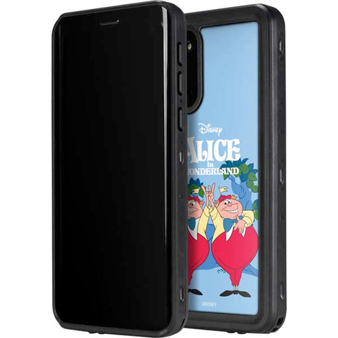 Disney Alice in Wonderland Tweedle Dee and Tweedle Dum Galaxy S20 Plus Waterproof Case