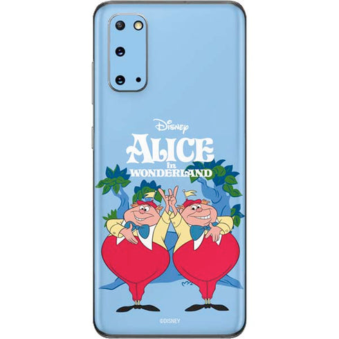 Disney Alice in Wonderland Tweedle Dee and Tweedle Dum Galaxy S20 Skin