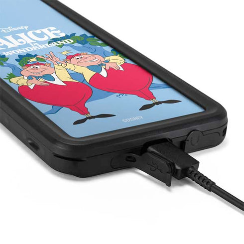 Disney Alice in Wonderland Tweedle Dee and Tweedle Dum Galaxy S20 Waterproof Case