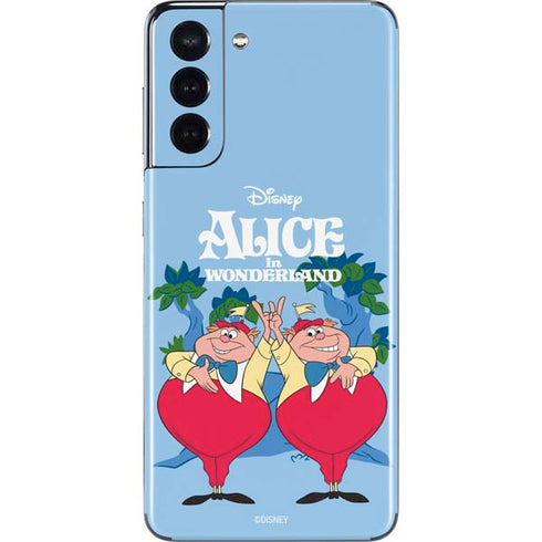Disney Alice in Wonderland Tweedle Dee and Tweedle Dum Galaxy S21 5G Skin