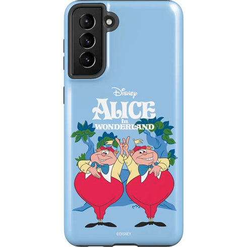 Disney Alice in Wonderland Tweedle Dee and Tweedle Dum Galaxy S21 Plus 5G Pro Case