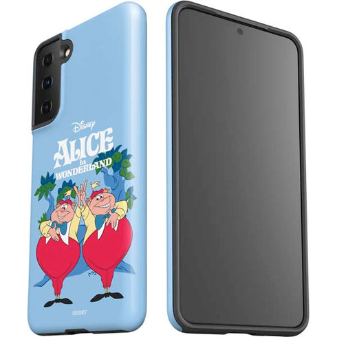 Disney Alice in Wonderland Tweedle Dee and Tweedle Dum Galaxy S21 Plus 5G Pro Case
