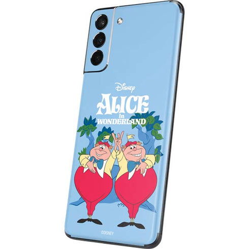 Disney Alice in Wonderland Tweedle Dee and Tweedle Dum Galaxy S21 Plus 5G Skin