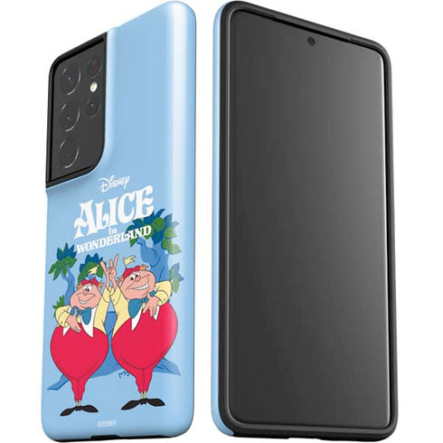 Disney Alice in Wonderland Tweedle Dee and Tweedle Dum Galaxy S21 Ultra 5G Pro Case
