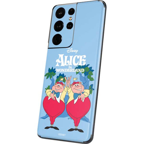 Disney Alice in Wonderland Tweedle Dee and Tweedle Dum Galaxy S21 Ultra 5G Skin
