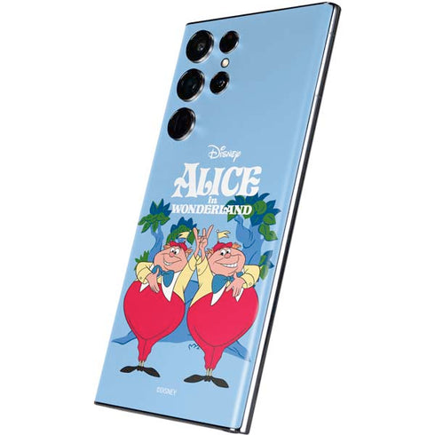 Disney Alice in Wonderland Tweedle Dee and Tweedle Dum Galaxy S22 Ultra Skin