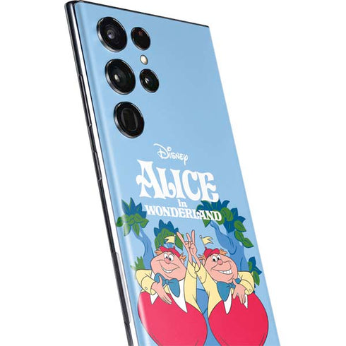 Disney Alice in Wonderland Tweedle Dee and Tweedle Dum Galaxy S22 Ultra Skin
